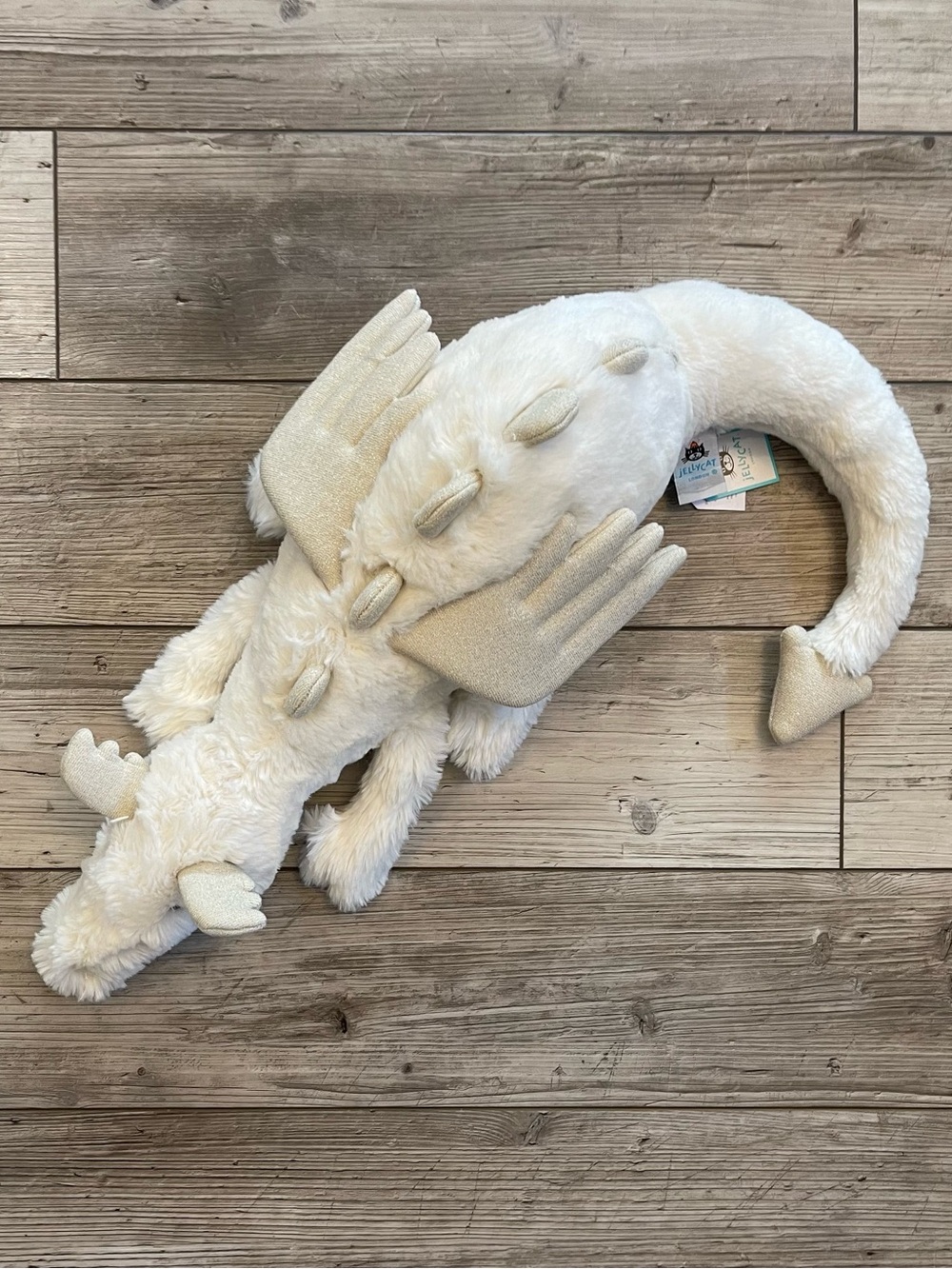 Jellycat | Snow Dragon | Size: Large